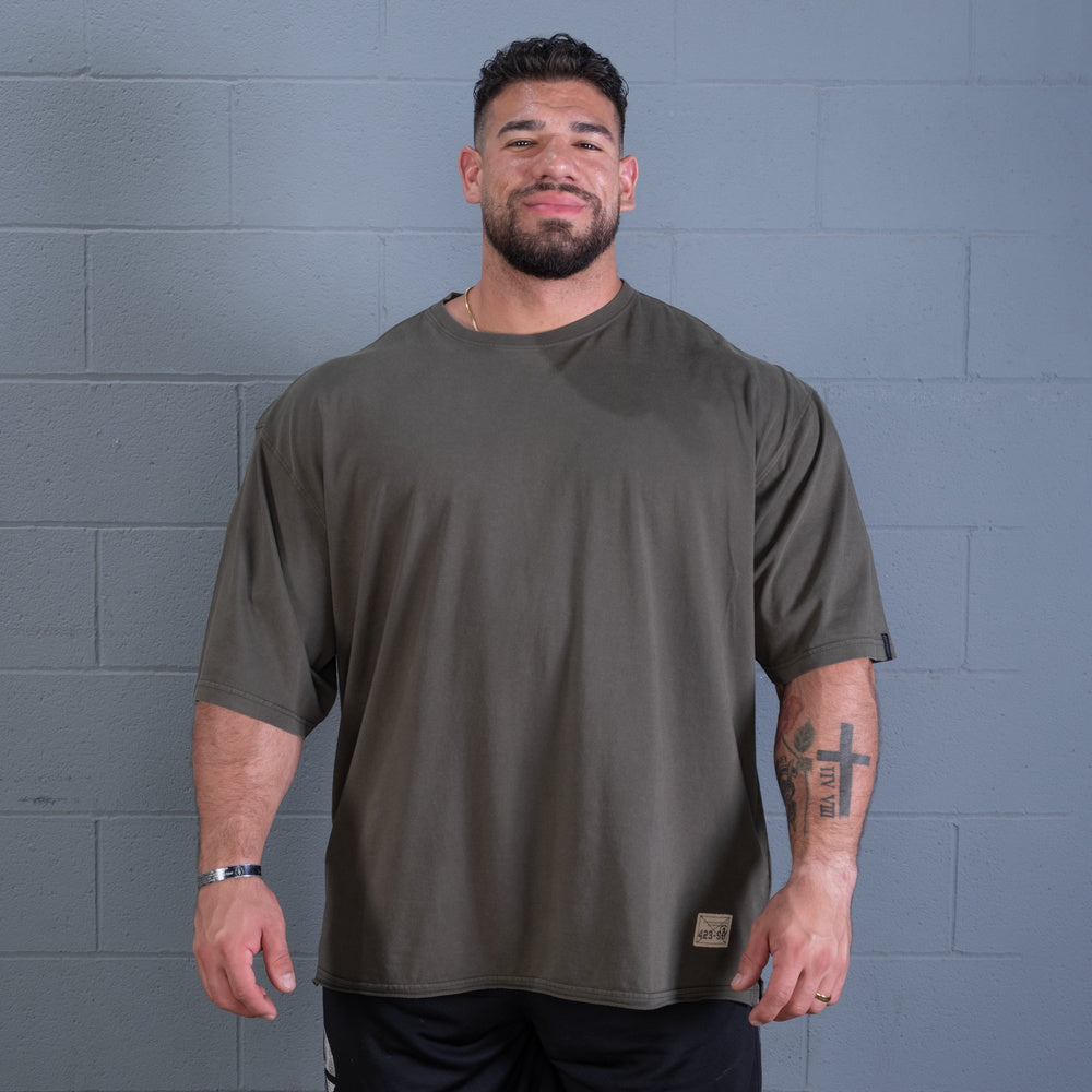 GASP Vintage Iron Tee Washed Deep Forest